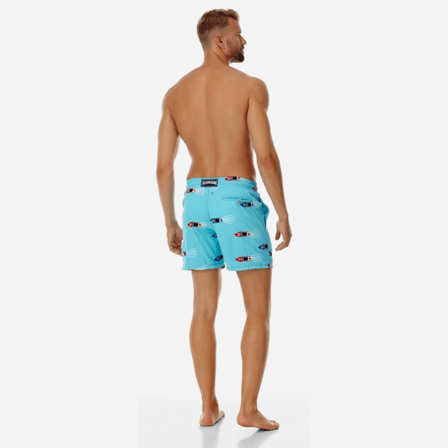 Men Embroidered Swim Trunks Monaco - Limited Edition - 4