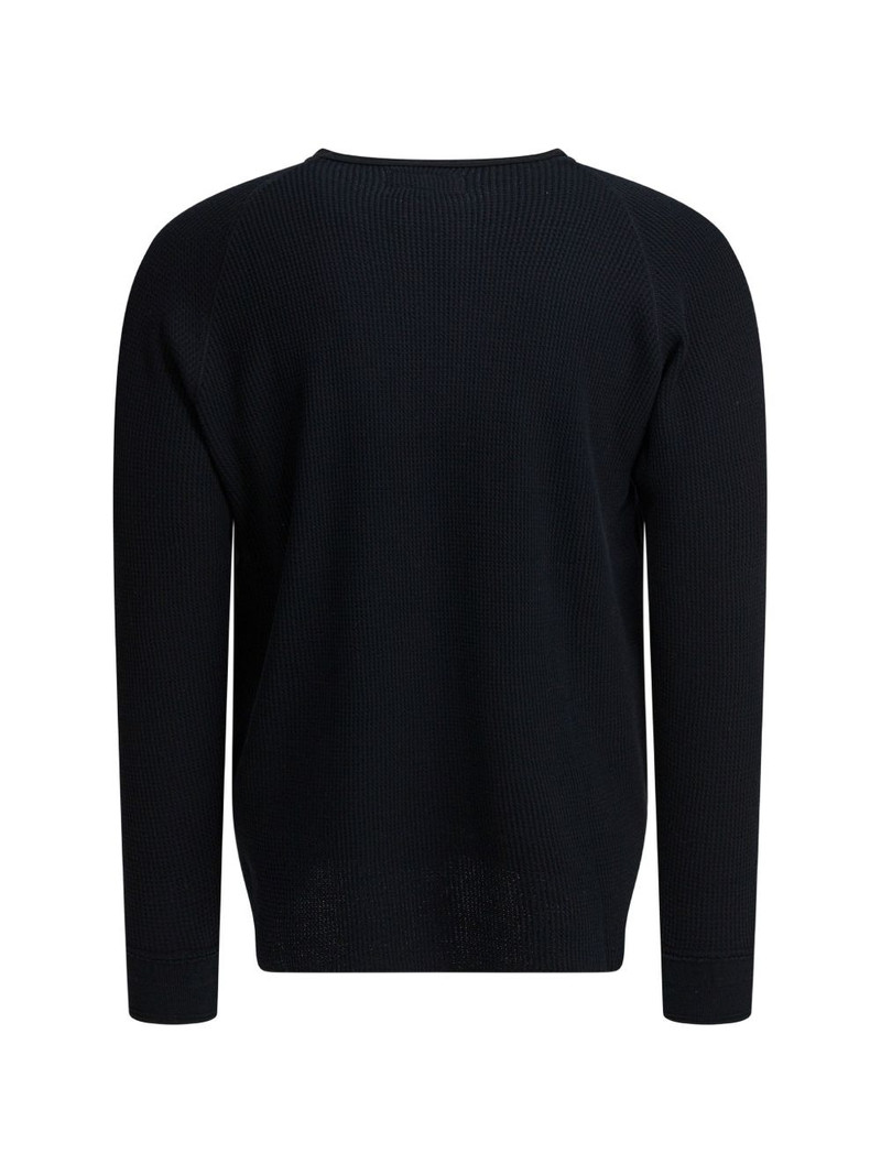 BEAMS PLUS waffle-texture long-sleeve T-shirt outlook