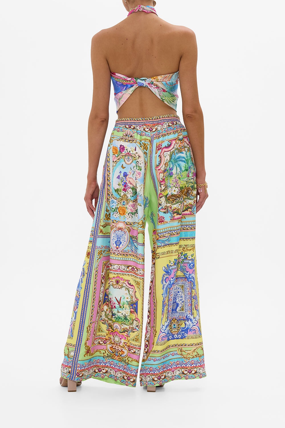 WIDE LEG TROUSER WITH FRONT POCKETS - 3