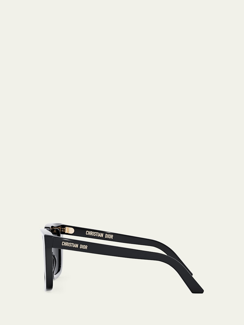 Dior Beveled Square Acetate Sunglasses outlook