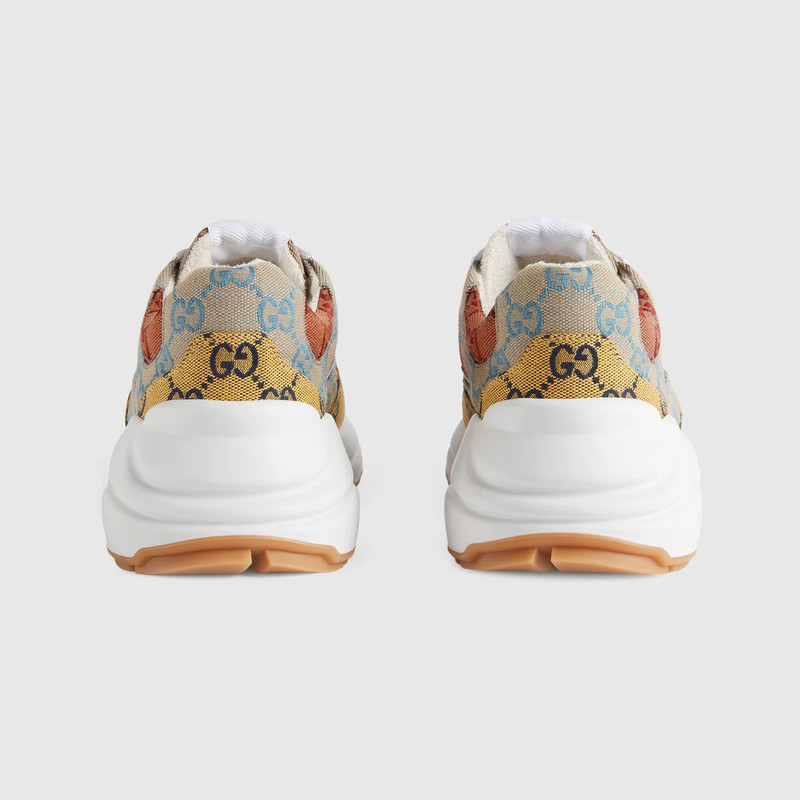 GUCCI Women's Rhyton GG Multicolor sneaker outlook