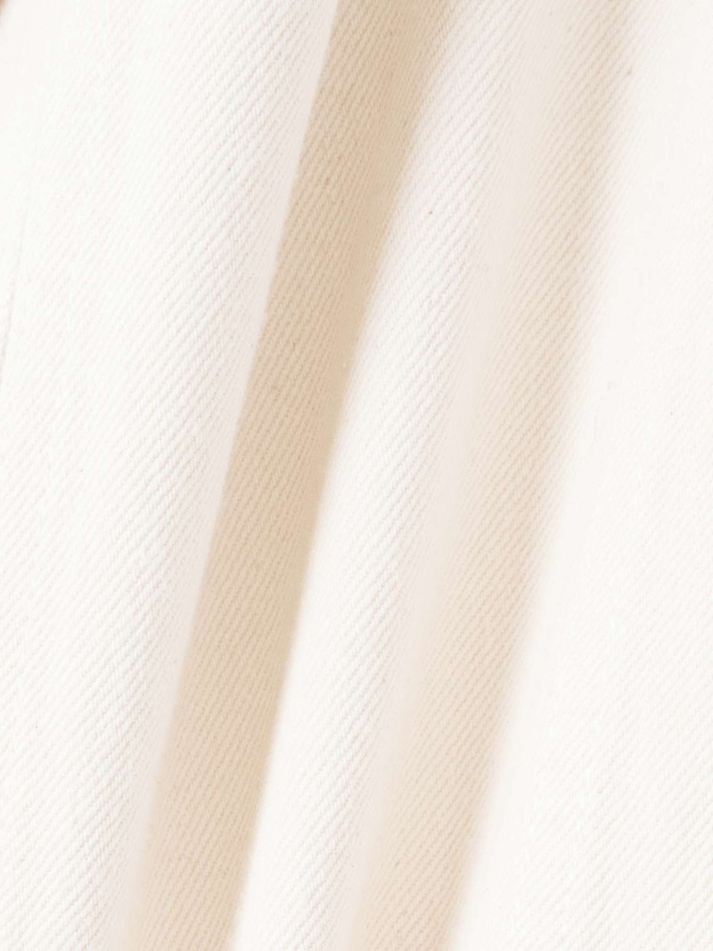 Embellished cotton-twill midi skirt 4
