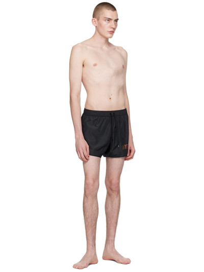 Moschino Black Three-Pocket Swim Shorts outlook