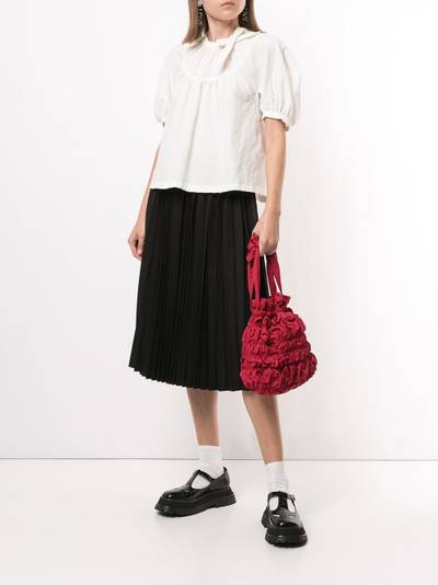 Comme Des Garçons oxford pleated skirt outlook