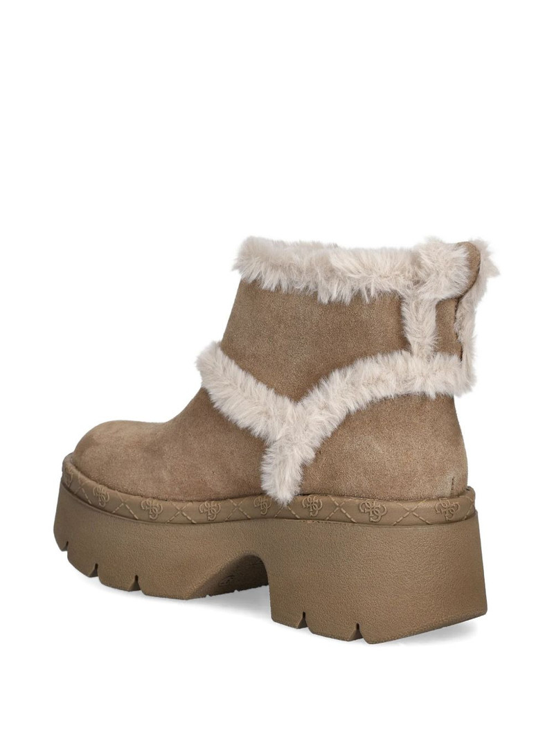 Bridgete faux fur-trim ankle boots 5