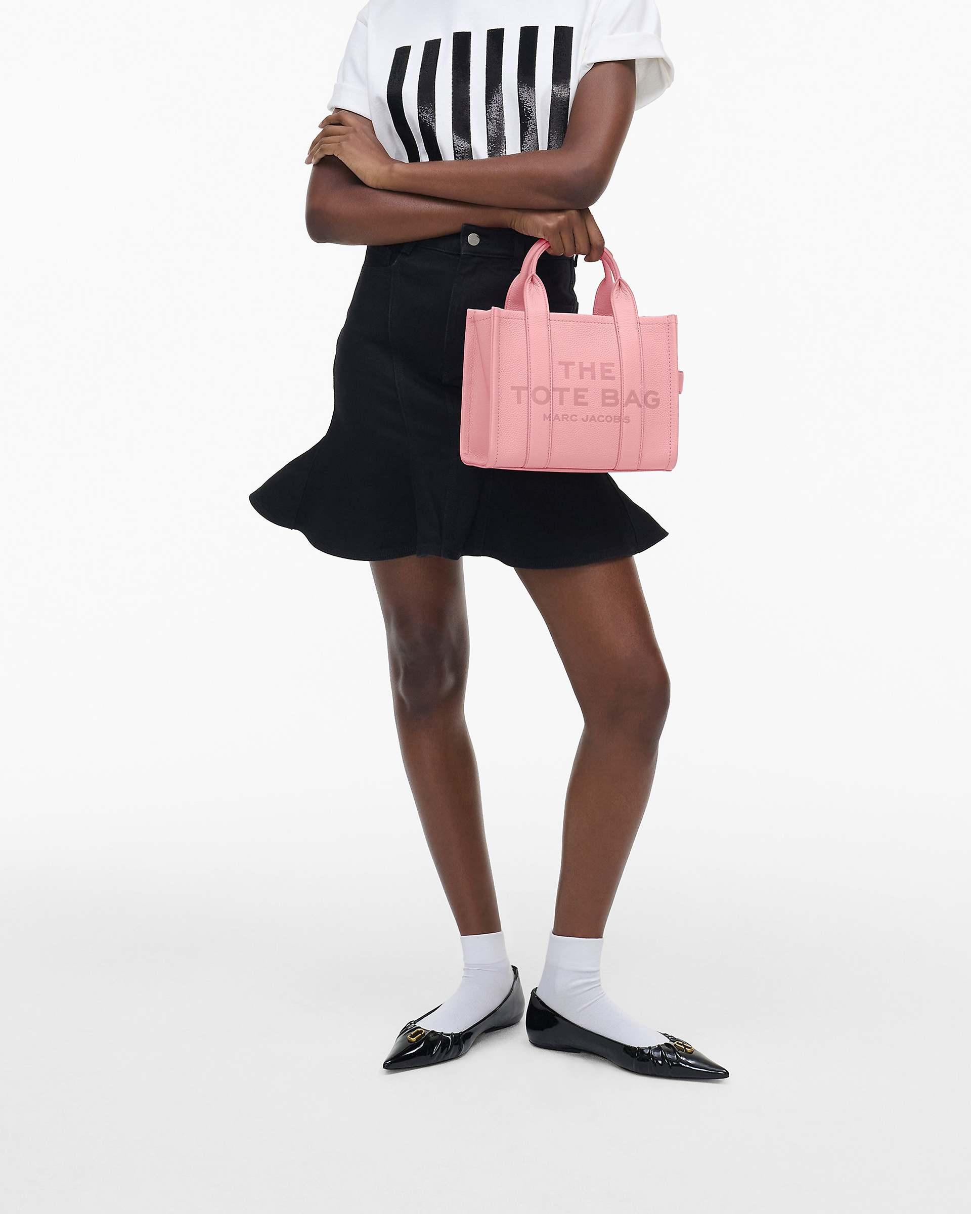 THE LEATHER SMALL TOTE BAG - 9