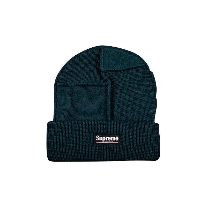 Supreme Paneled Seam Beanie 'Work Teal' - 1