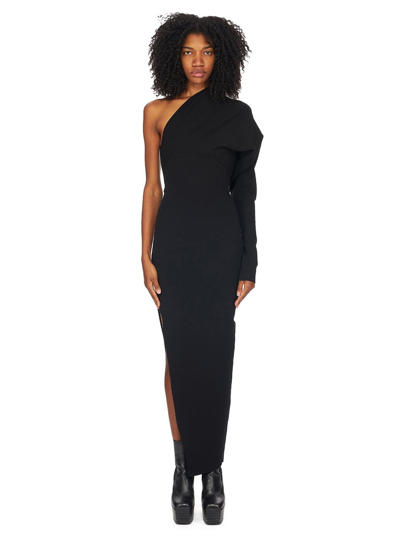 one-shoulder column maxi dress - 1