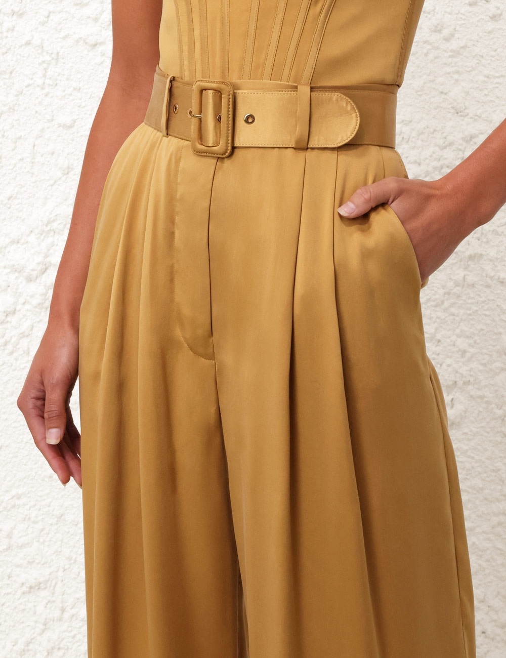 Zimmermann SILK TUCK PANT | REVERSIBLE
