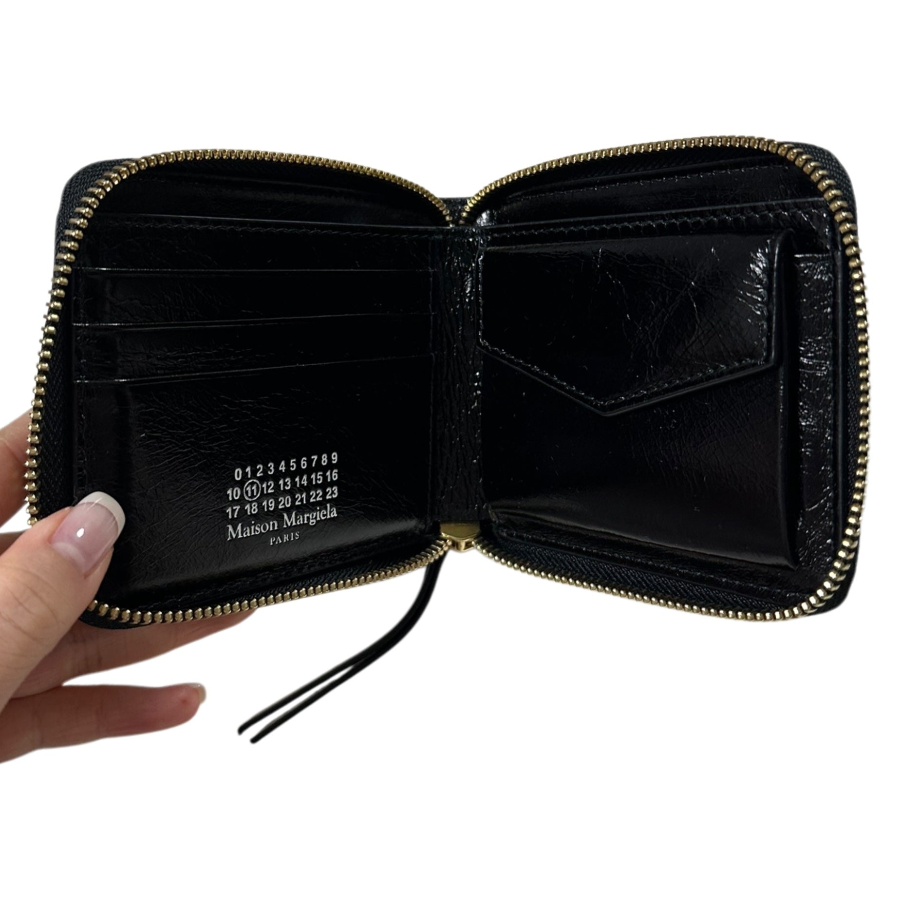 MAISON MARGIELA Leather Zip Around Wallet - 3
