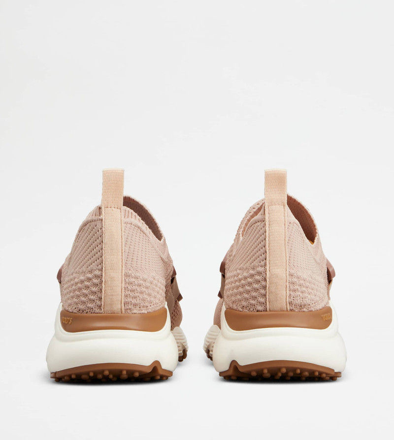 Tod's KATE SLIP-ON SNEAKERS IN FABRIC - PINK outlook