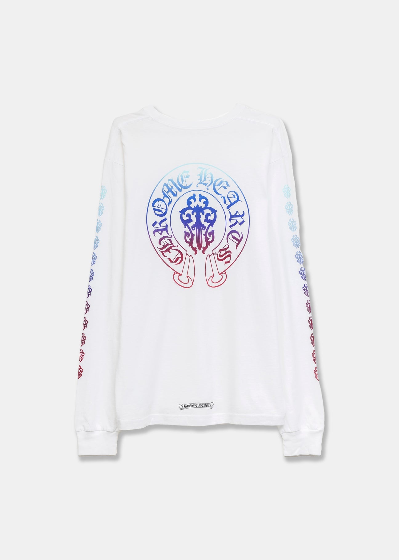 Chrome Hearts Horseshoe White Gradient Blue Purple Red LS - 3