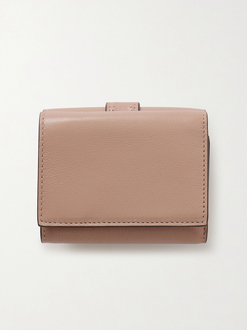 Chloé Paddington Embellished Textured-leather Cardholder outlook