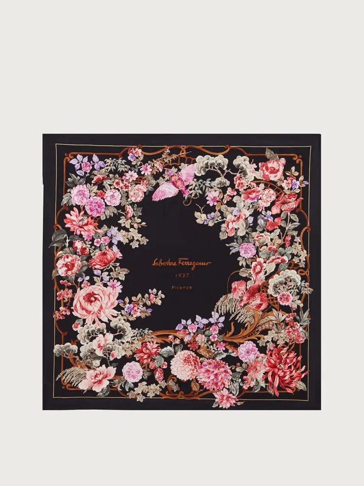 CERAMIC PRINT SILK SCARF - 1