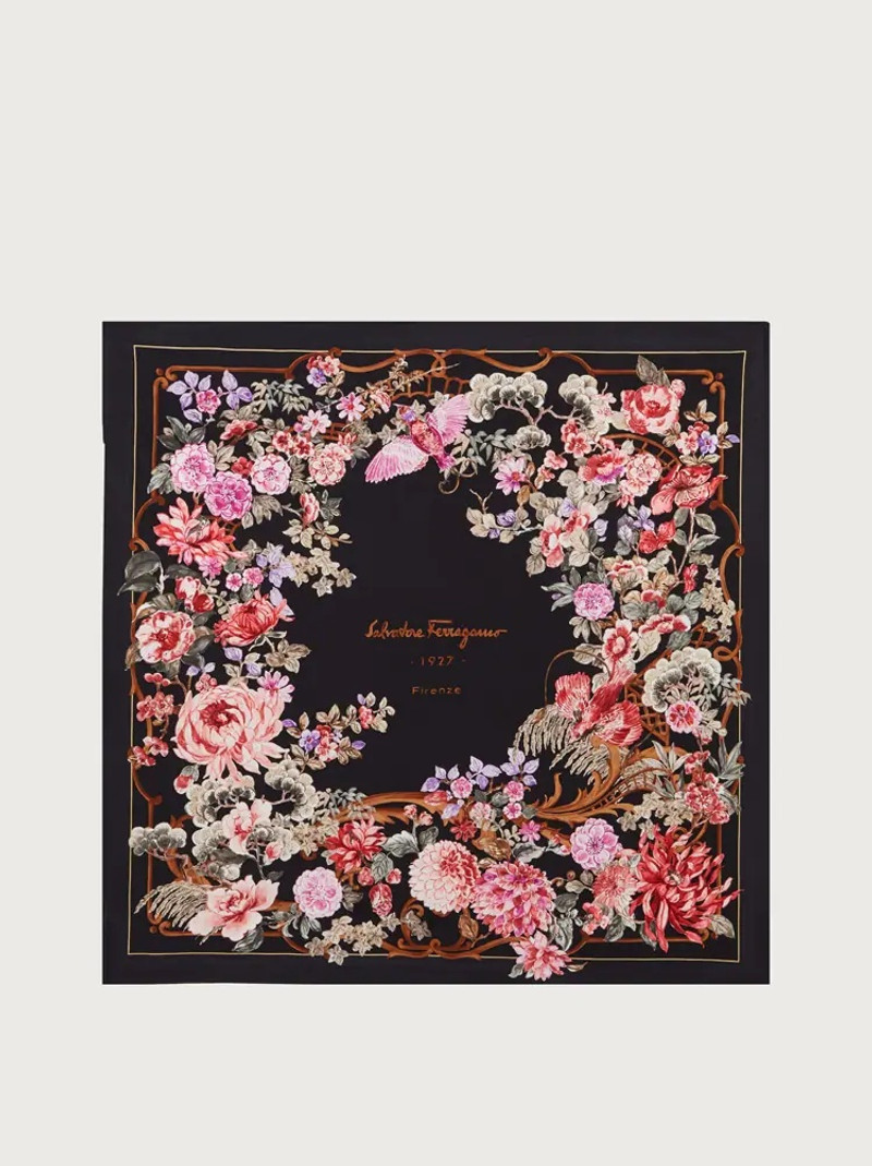 CERAMIC PRINT SILK SCARF 1