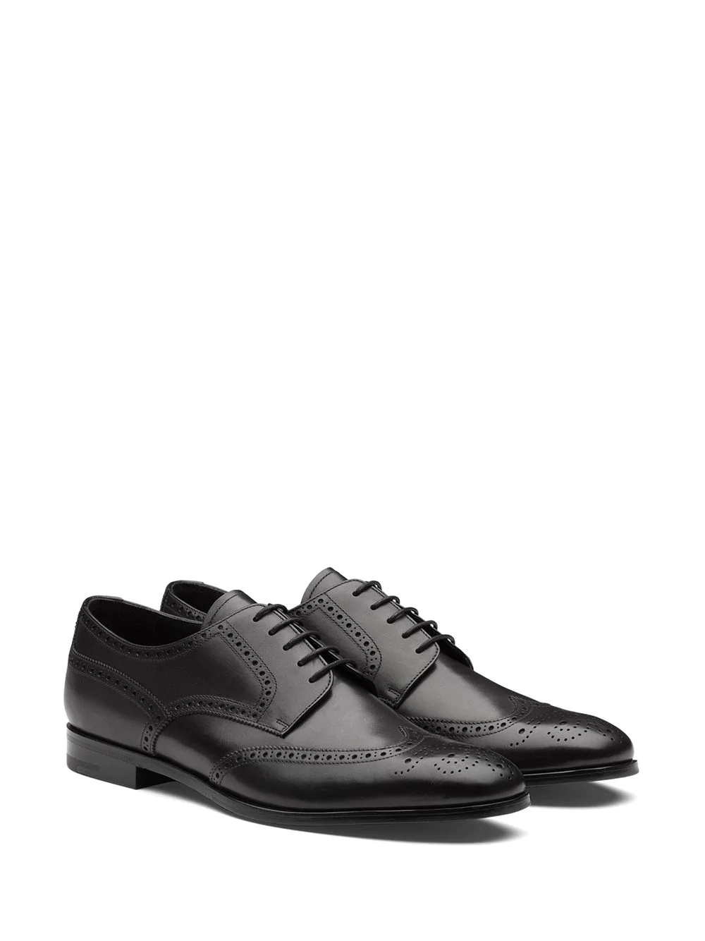 perforated-detail Derby shoes - 2