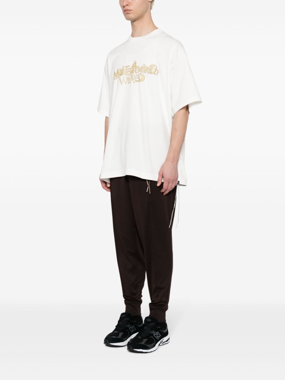 logo-print cotton T-shirt - 4