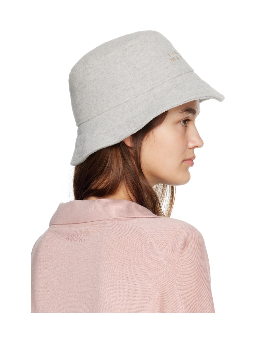 Gray Giorgia Bucket Hat - 3