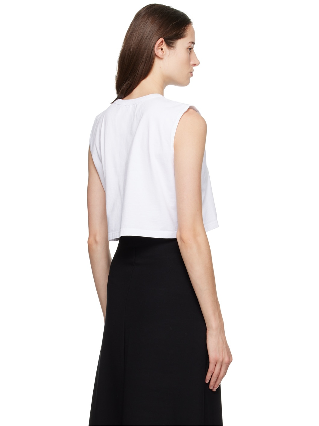 White Boxy Tank Top - 3