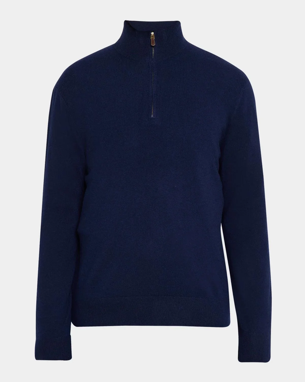 Men's Cashmere Half-Zip Sweater - 1