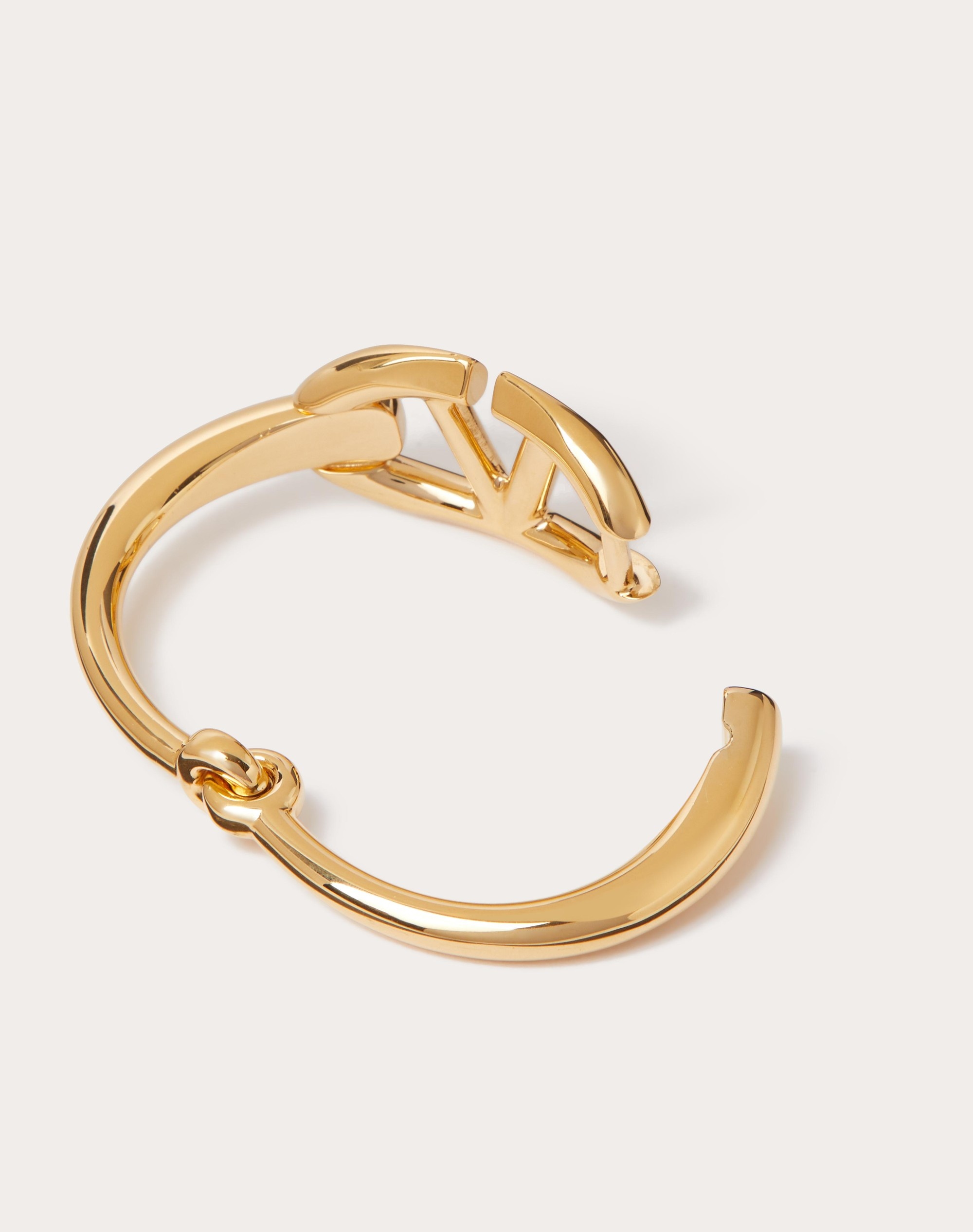 VLOGO METAL SIGNATURE BANGLE - 4