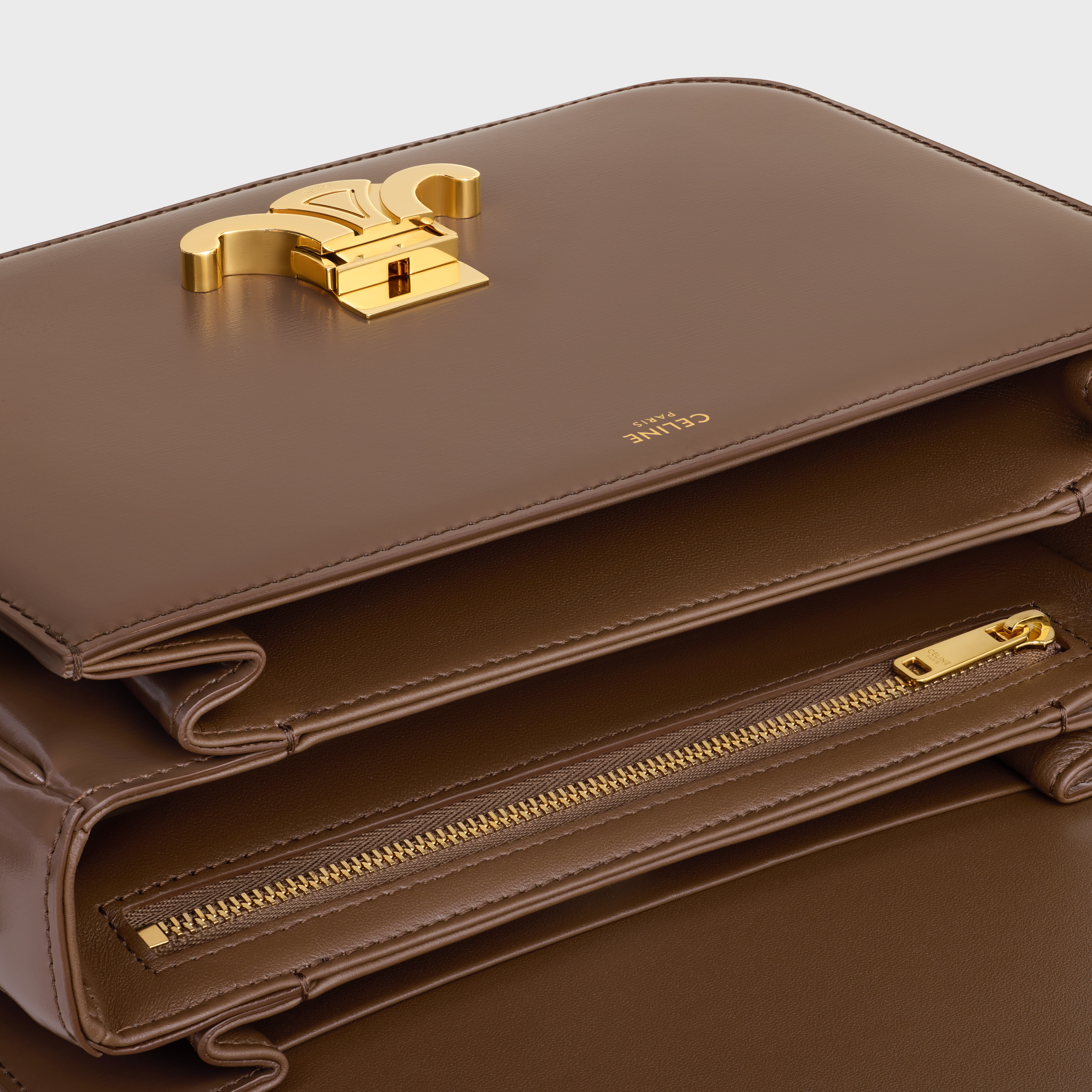 CLASSIQUE TRIOMPHE BAG in shiny calfskin - 4