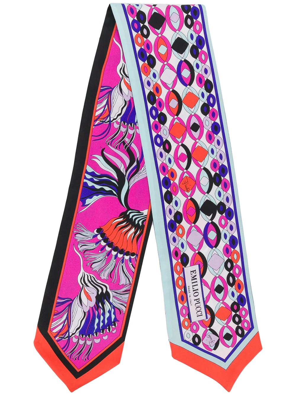 Printed Silk-Twill Scarf - 1