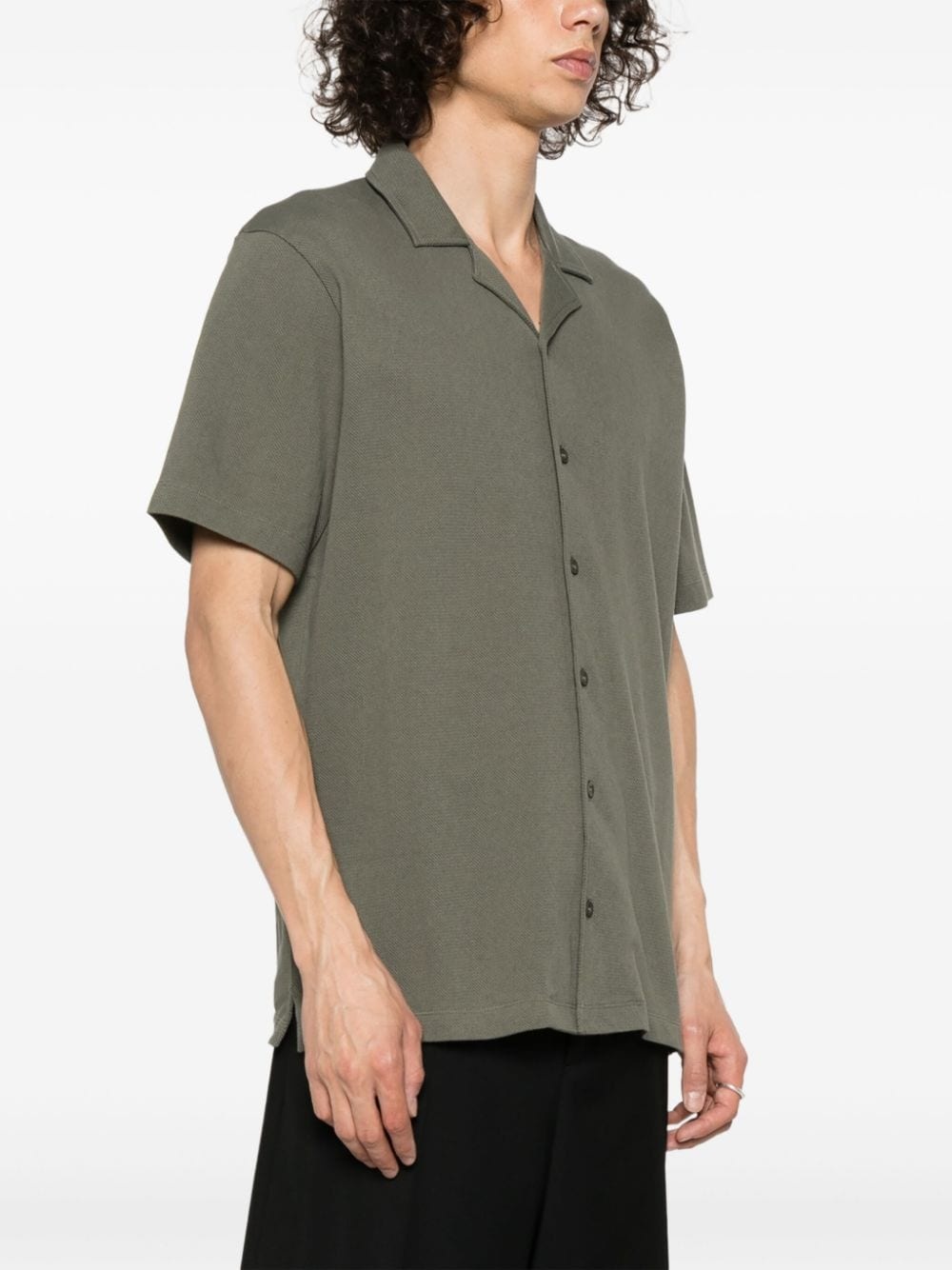 cotton piquÃ©-weave shirt - 3