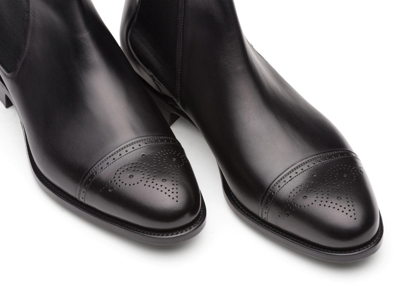 Viscount
Calf Leather Brogue Boot Black 4