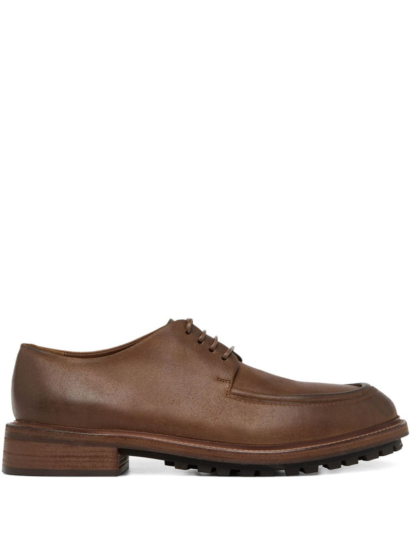 leather lace-up shoes 1