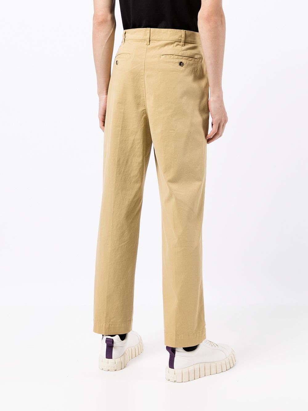 stretch-cotton trousers - 4