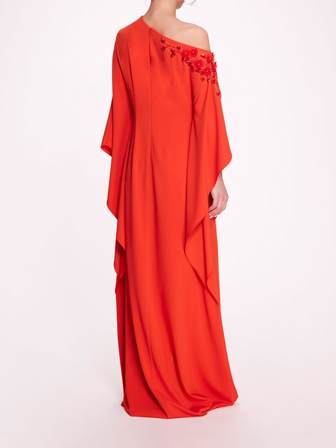 EMBROIDERED DRAPED KAFTAN - 2