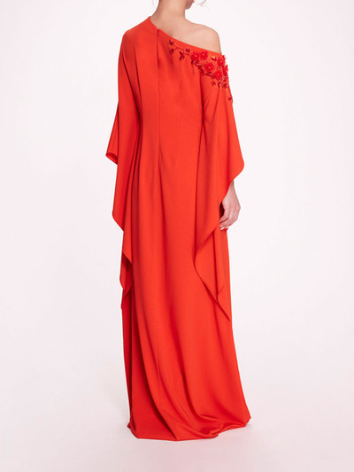 Marchesa EMBROIDERED DRAPED KAFTAN outlook