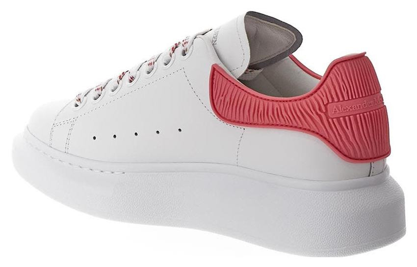 (WMNS) Alexander McQueen Oversized Shoes 'Cream White Red' 718157WICGK9387 - 4