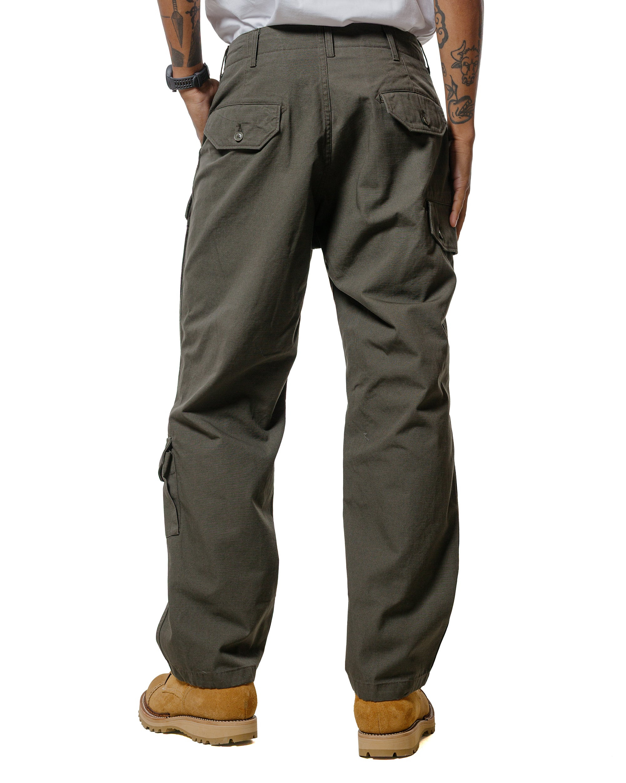 Flight Pant Olive Heavyweight Cotton Ripstop - 3