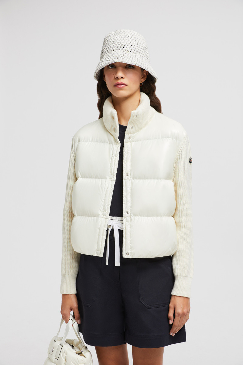 Moncler Padded Wool Cardigan outlook