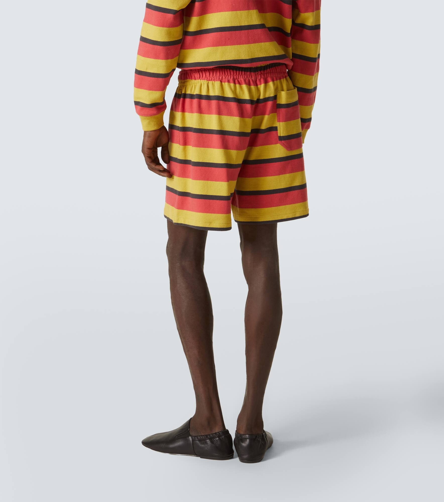 Rec striped cotton jersey shorts - 4