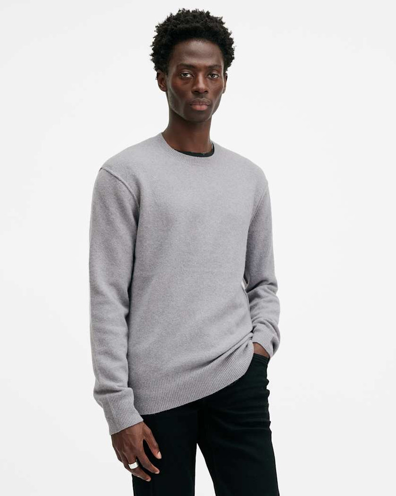 PATERN CREW NECK SWEATER - 1