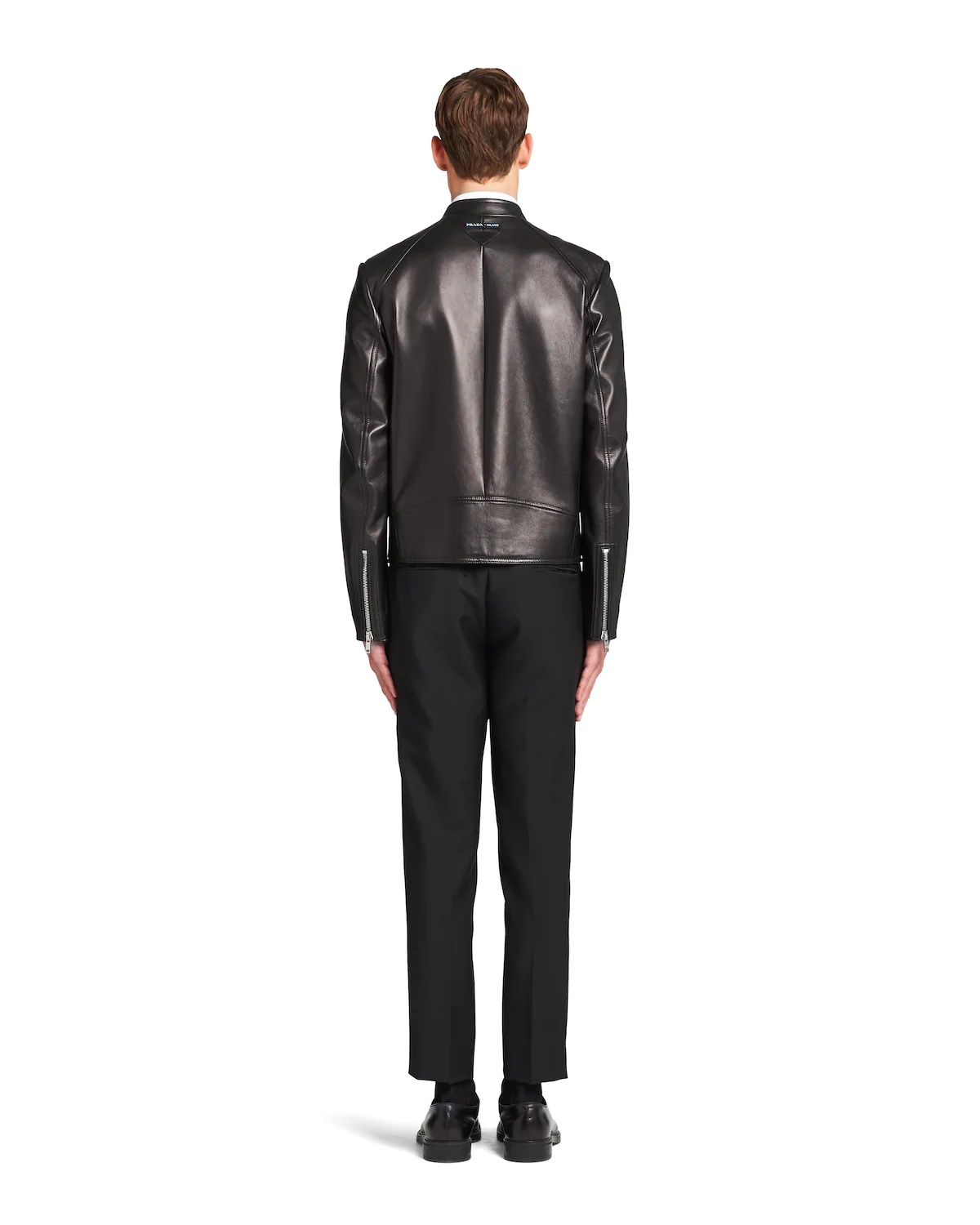 Plongé nappa leather biker jacket - 4