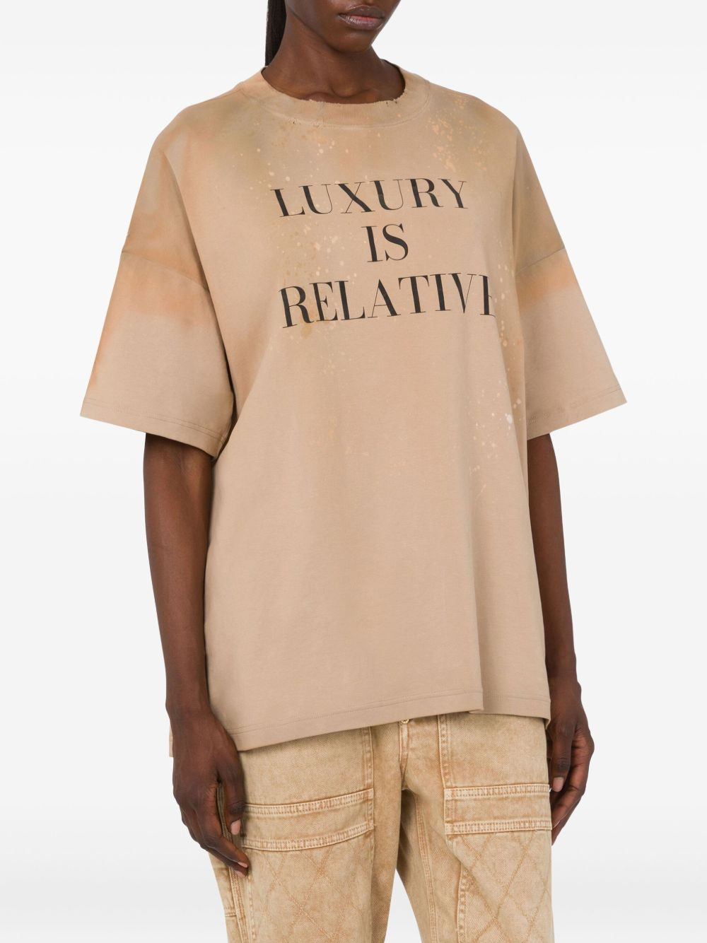 bleached cotton T-shirt - 3