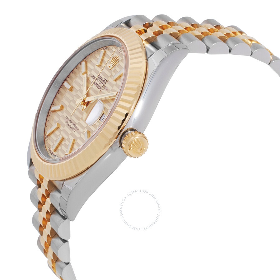 Rolex Datejust 41 Gold Fluted Motif Dial Steel and 18K Yellow Gold Jubilee Men's Watch 126333BKSJ - 2