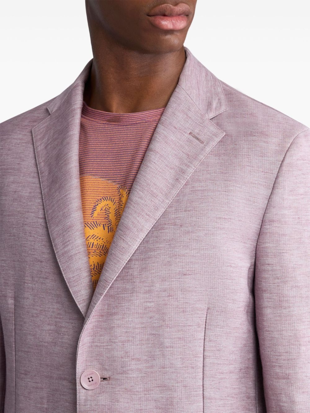 linen blazer - 4