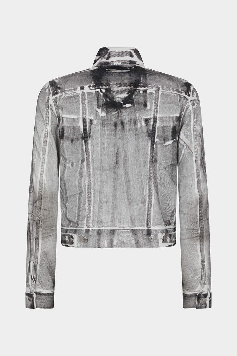 ICON WHITE COAL WASH DENIM JACKET - 2