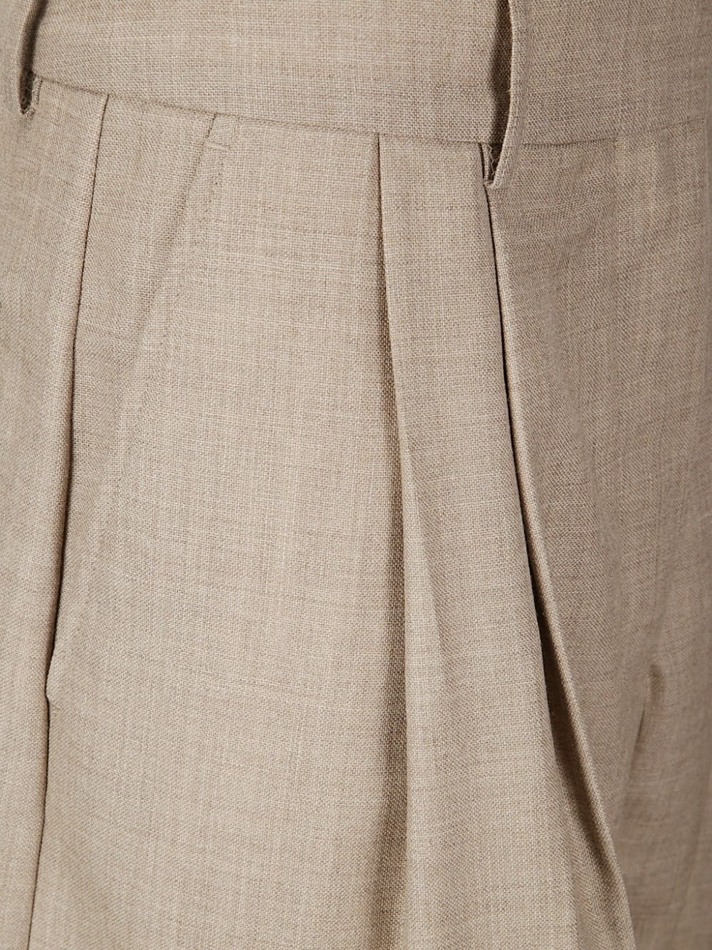 double pleat tailored trousers - 3