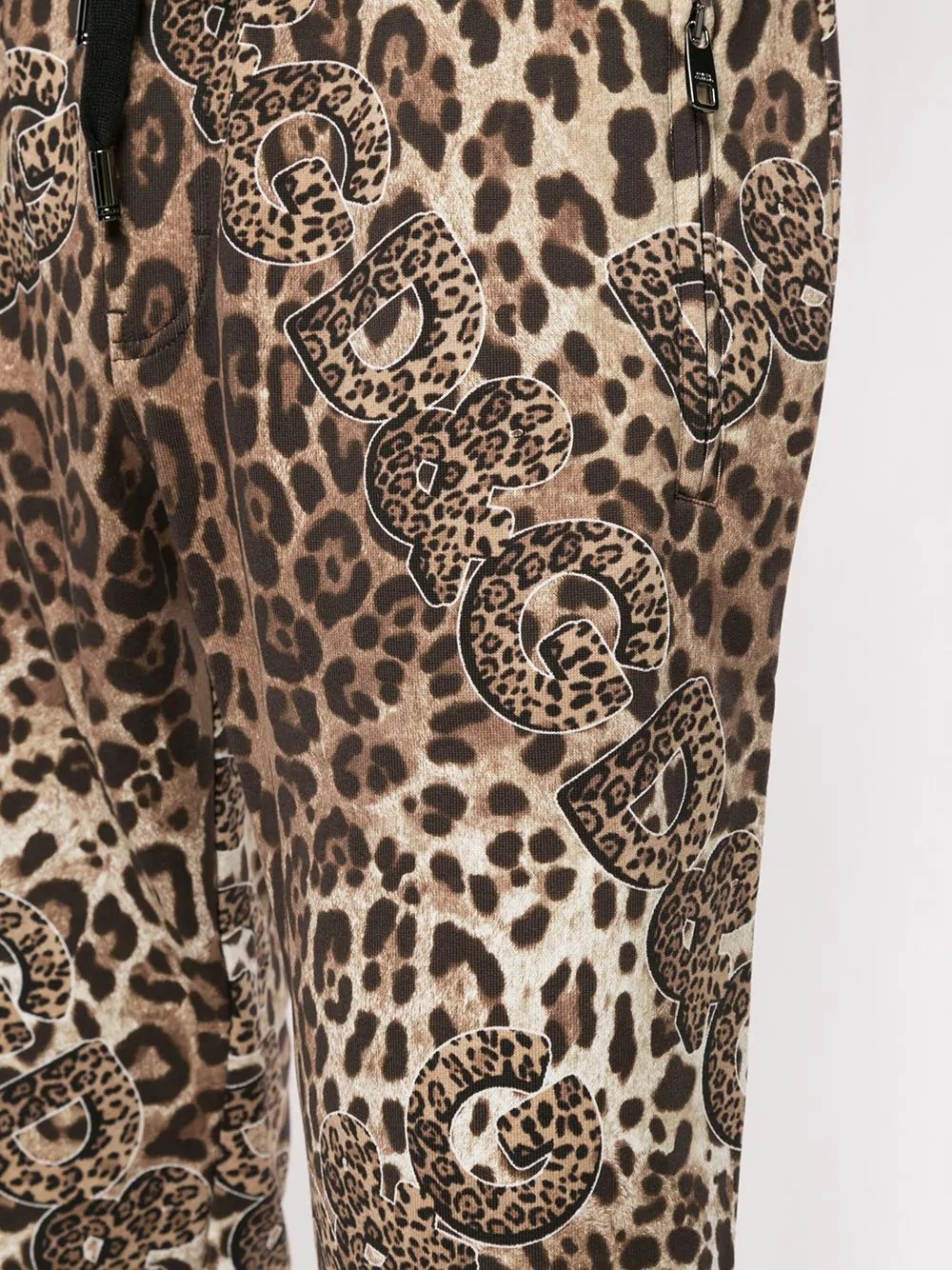 leopard-print track pants - 5