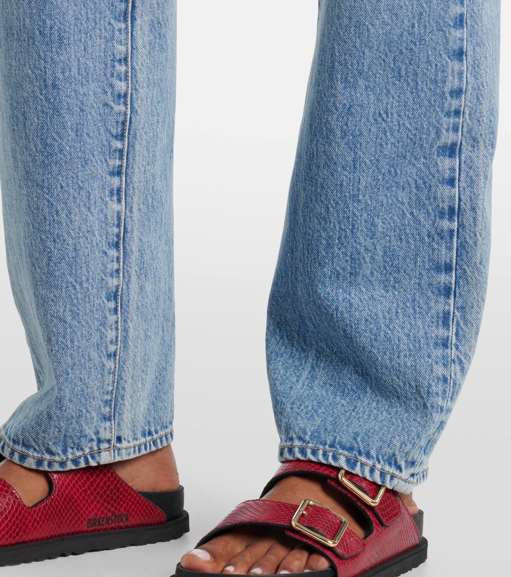 Kendra high-rise straight jeans - 5