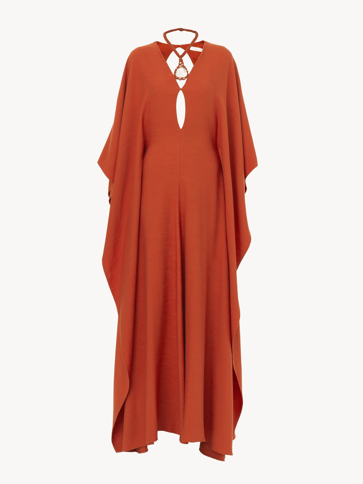 CAFTAN-INSPIRED LONG DRESS - 4