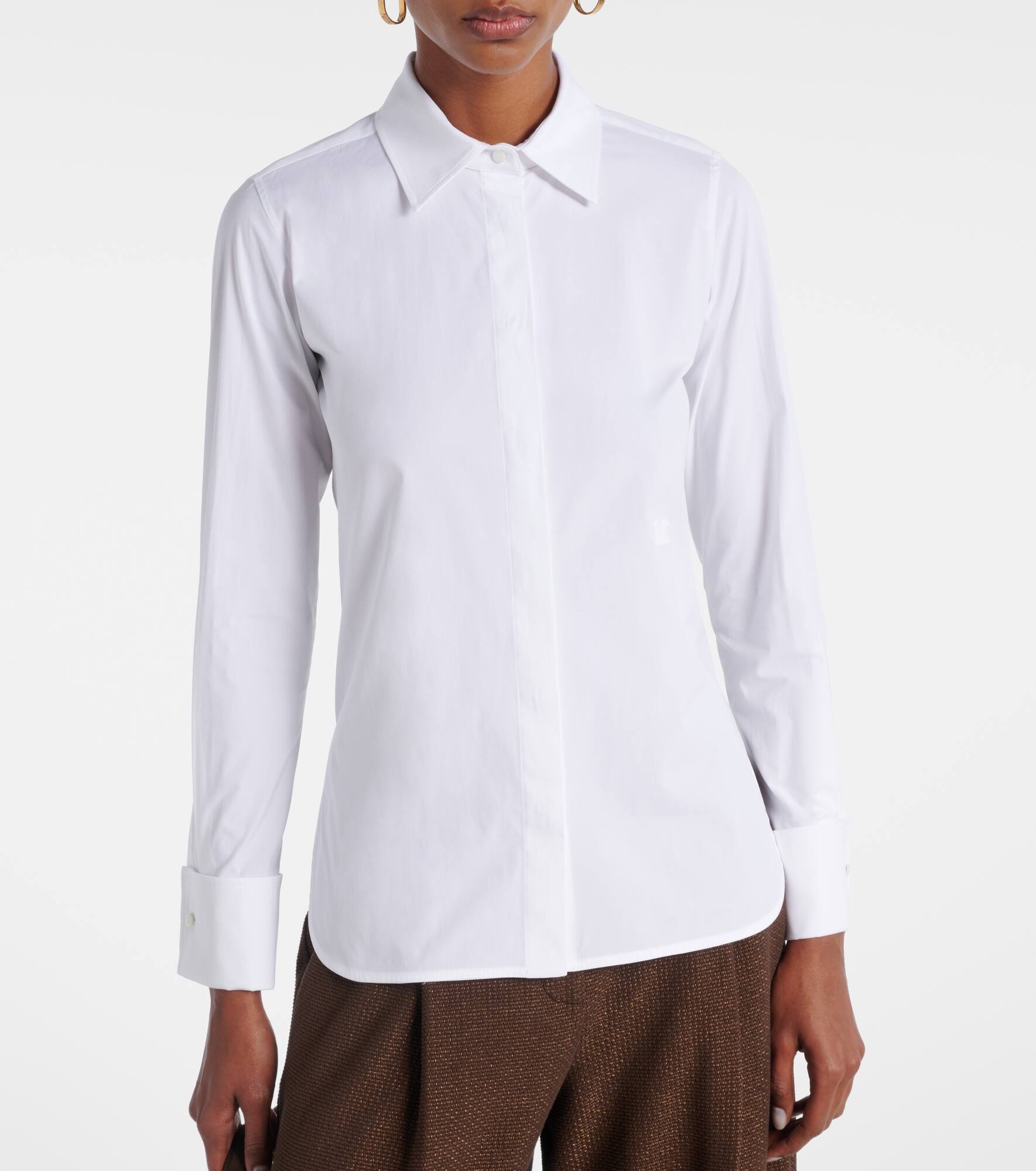 Knut cotton-blend poplin shirt - 6