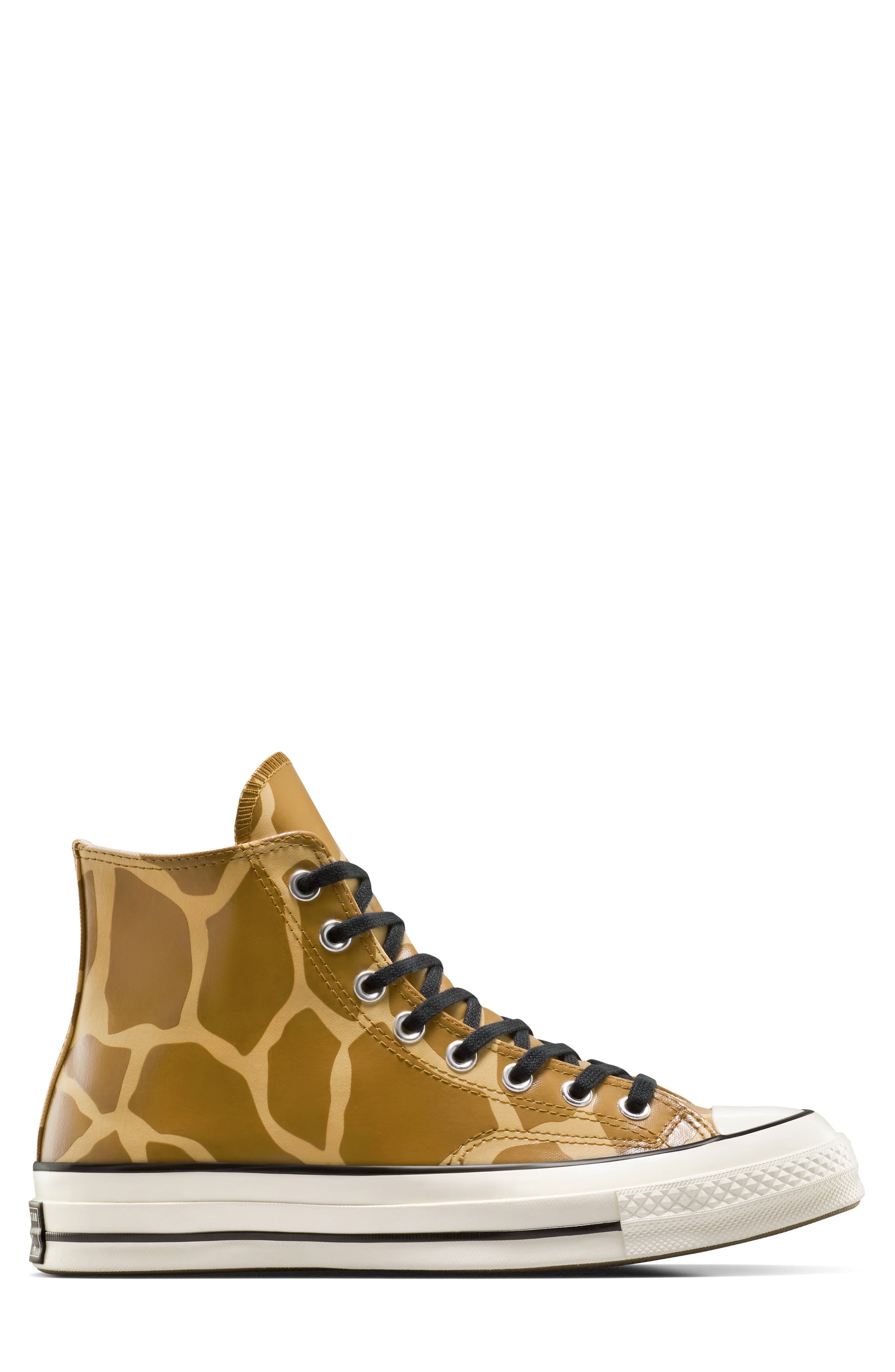 Converse Chuck 70 Glow in the Dark High Top Sneaker in Ginger Snap/Egret/Gold at Nordstrom - 6