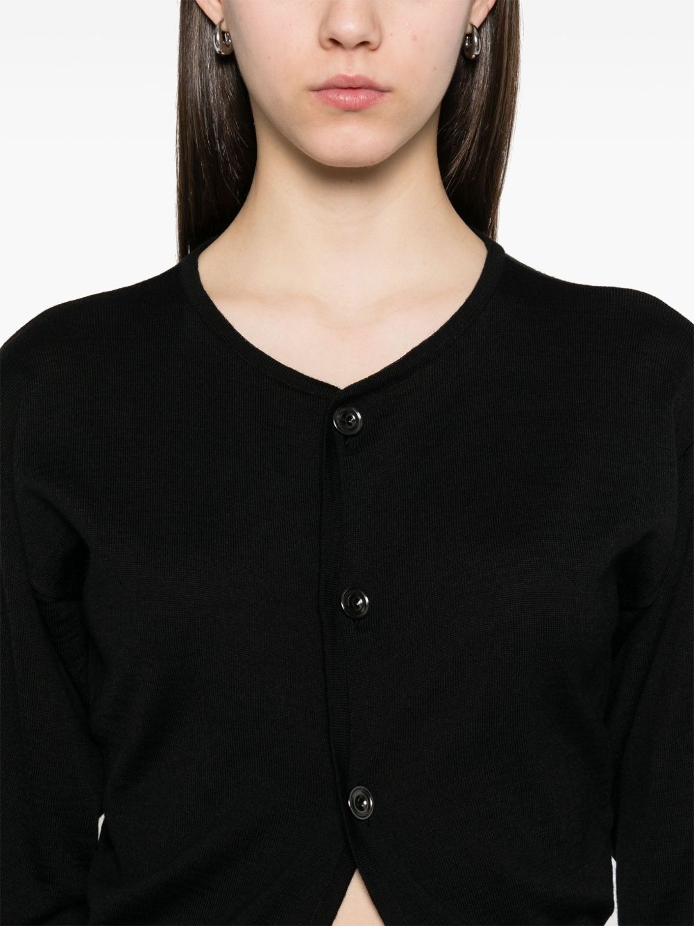 fine-knit cardigan - 5